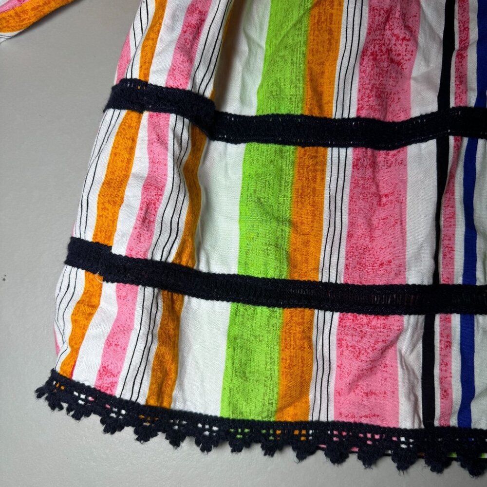 Crown & Ivy Multi Color Striped Boho Blouse... - Picture 6 of 13
